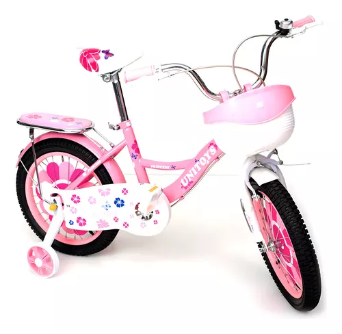 Bicicleta Aro 14 Princess Infantil Feminina Unitoys