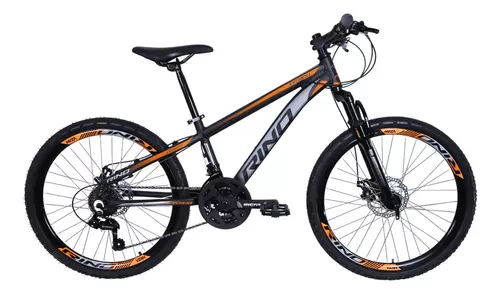 Bicicleta Aro 24 Rino Everest Freio Disco 21v Câmbio Shimano