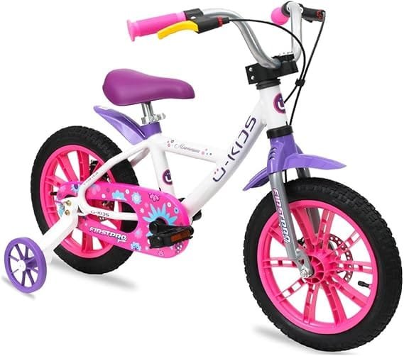 Bicicleta Infantil Aro 14 First Pro Feminina Nathor