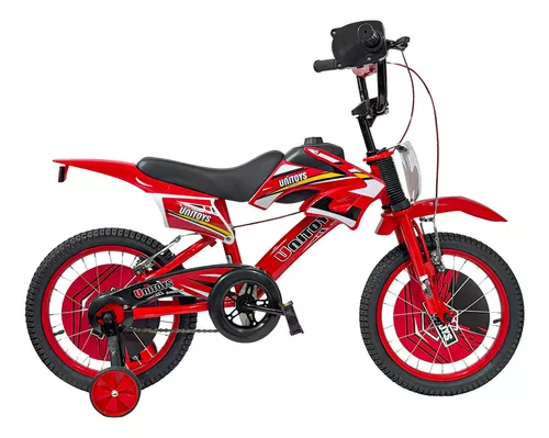 Bicicleta Infantil Unitoys Moto Cross aro 16