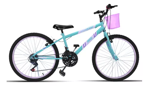 Bicicleta de Passeio Infantil Forss Anny Aro 24 Feminina 18 Marchas