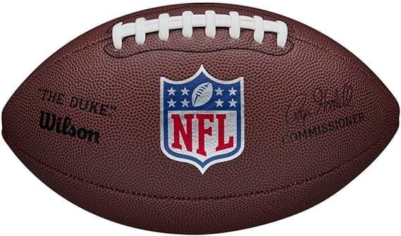 Bola de Futebol Americano Wilson NFL Couro Duke 1825