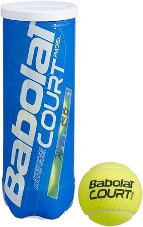 Bolas Court Padel Babolat Tubo com 3 Unidades