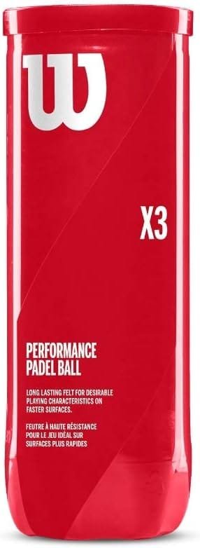 Bolas de Padel X3 Pacote com 3 Amarelo WR8901101001 Wilson