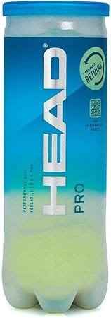 Kit 3 Bolas de Tênis Head Pro Tubo