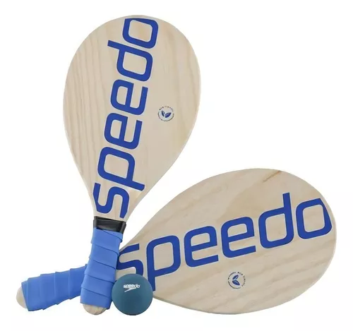 Kit Frescobol Speedo 2 Raquetes E 1 Bola