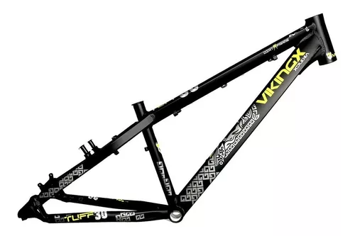 Quadro Vikingx Dirt Jump Tuff X-30 Alumínio Aro 26