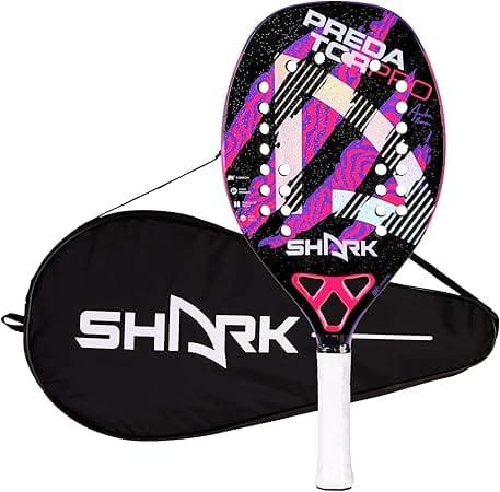 Raquete de Beach Tennis Shark Predator 22mm