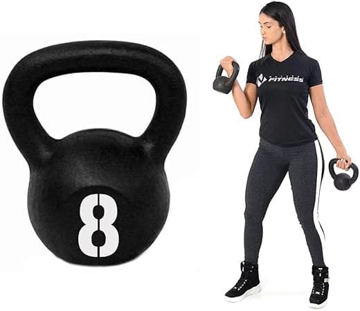 Kettlebell Pintado 8Kg Natural Fitness