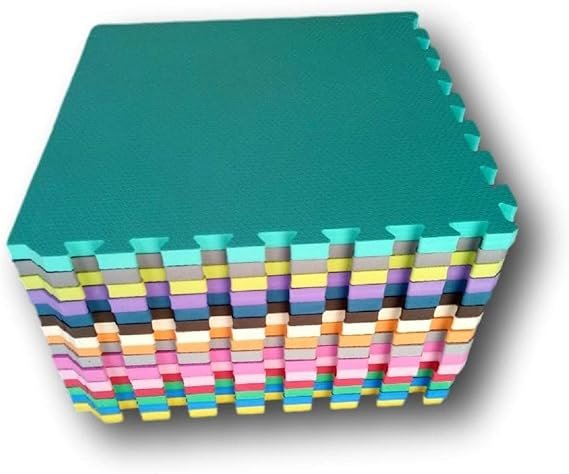 Kit 20 Tatames Tapetes EVA 50x50x1cm
