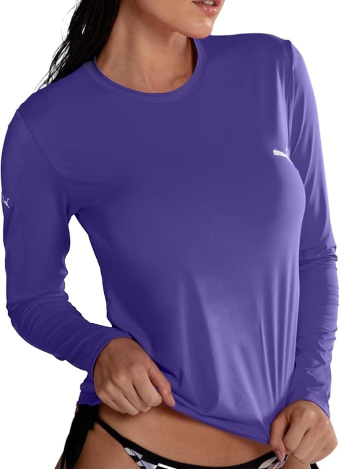 Camiseta Térmica Puma UV50+ Manga Longa Feminina