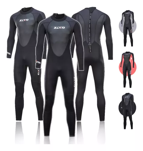 Macacão Térmico De Neoprene Masculino Roupa De Mergulho 3mm ZCCO