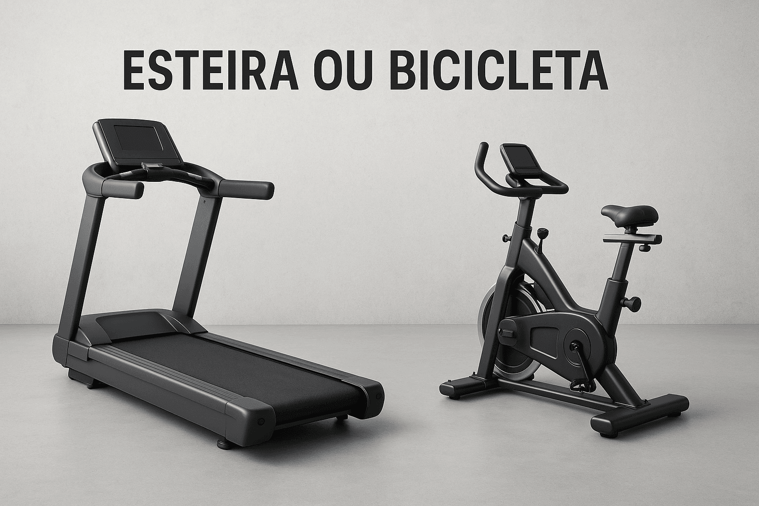 Capa do artigo: Esteira ou Bicicleta: Qual a Melhor Escolha?