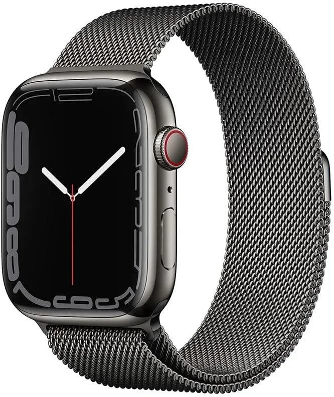 Apple Watch Series 7 com GPS Caixa em Aço Inoxidável