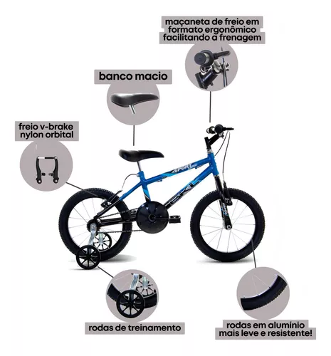 Bicicleta BKL Bikes Infantil Sport Junior aro 16 - 2