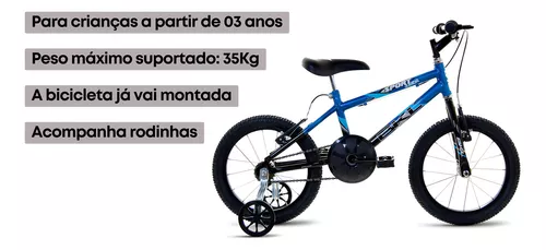 Bicicleta BKL Bikes Infantil Sport Junior aro 16 - 3