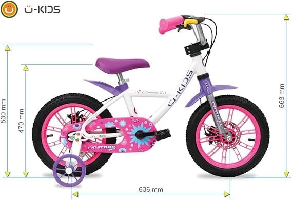 Bicicleta Infantil Aro 14 First Pro Feminina Nathor - 2