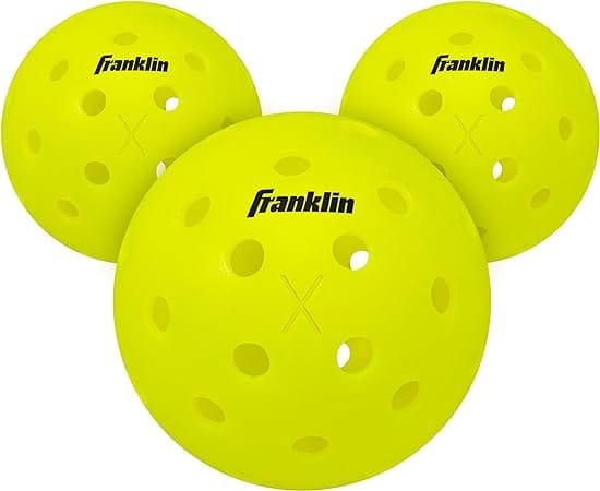 Bola Pickleball Franklin Sports kit com 3 unidades