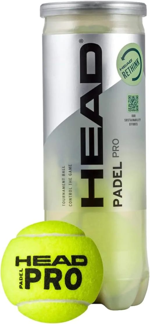 Bola de Padel Head Pro Tubo com 3 Unidades