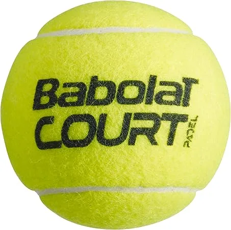 Bolas Court Padel Babolat Tubo com 3 Unidades