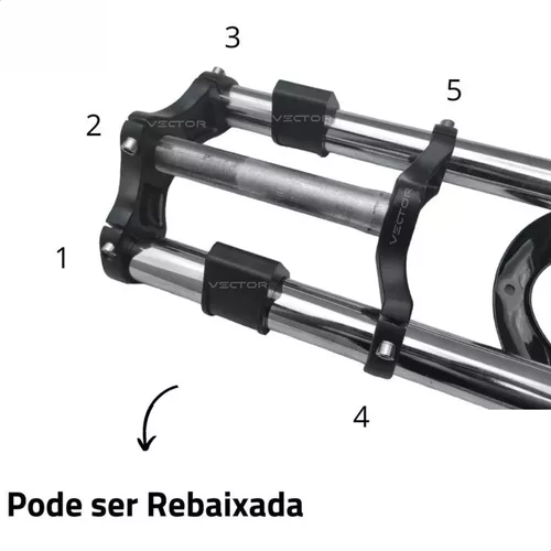 Garfo Suspensão Bike 26 Mode Standard 2 Andar 21.1mm - 2