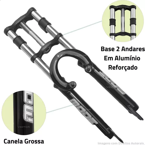 Garfo Suspensão Bike 26 Mode Standard 2 Andar 21.1mm - 3