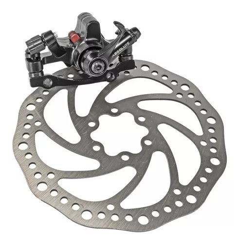 Kit Freio Disco Bike Mecânico Disco Pinça Rotor 160 Absolute - 3