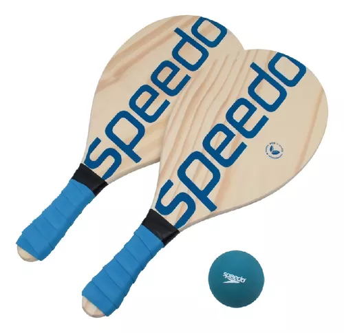 Kit Frescobol Speedo 2 Raquetes E 1 Bola