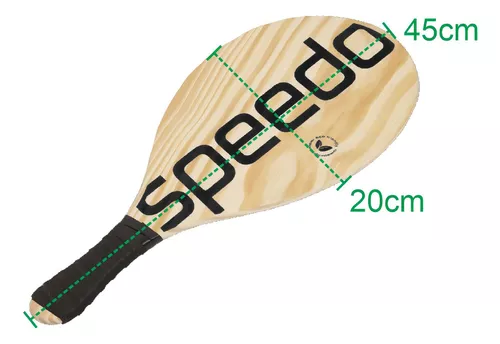 Kit Frescobol Speedo 2 Raquetes E 1 Bola (lazer) - 3