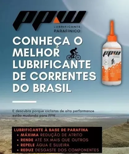 Performance Power Wax lubrificante parafínico para corrente bike 120ml PPW - 2