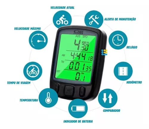 Velocímetro de Bike Lumi Magnético Ciclo Computador - 2