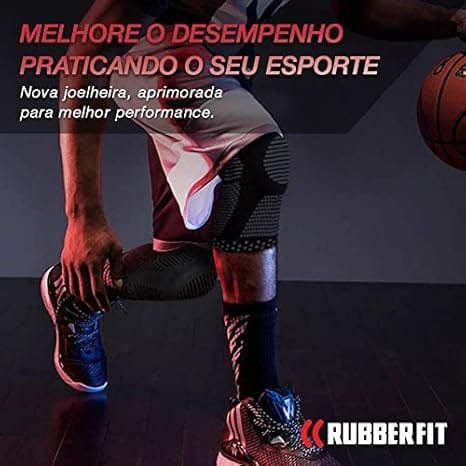 Joelheira de Compressão Rubber Fit - 3