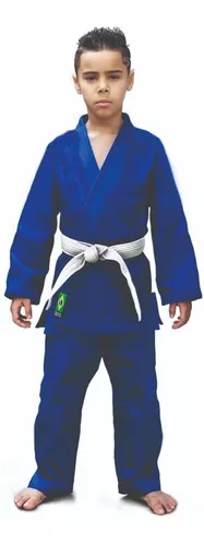 Kimono Infantil Liso Jiu Jitsu e Judô Iniciante - 2