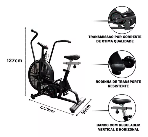 Air Bik OLS Fortalecimento Cardio Box Studio - 2