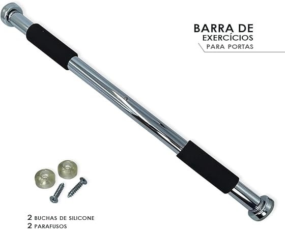 Barra para Treino Regulável 62 A 100 Cm Fixa RoadLamp - 2