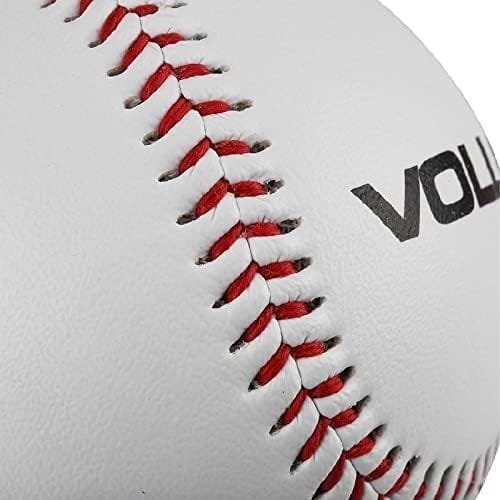 Bola Beisebol com Miolo de Cortiça e Borracha Tamanho 9 Branca Vollo Sports - 3