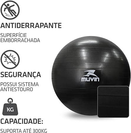Bola de Pilates 75cm Muvin - 2