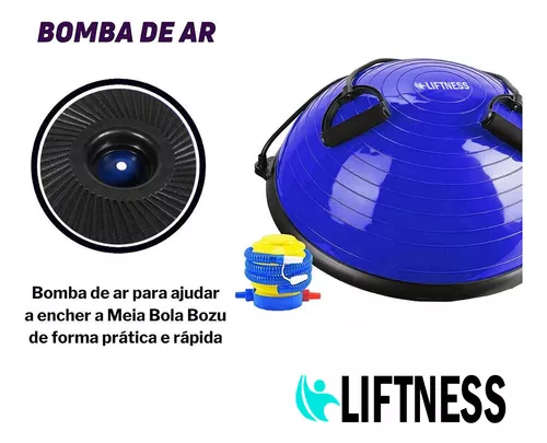 Meia Bola Suiça Bosu Balance Liftness -
