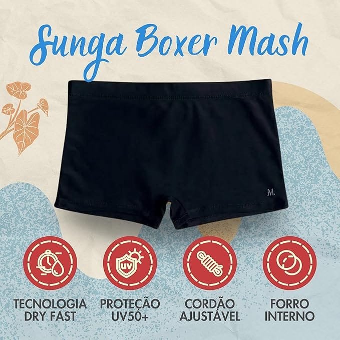 Sunga Boxer Mash UV50+ Xtra Life Mash - 2