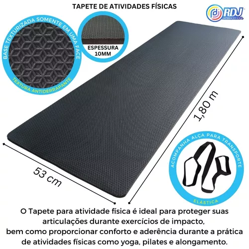 Tatame Esteira Para Yoga e Pilates RDJ - 2