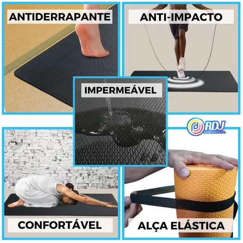 Tatame Esteira Para Yoga e Pilates RDJ - 3