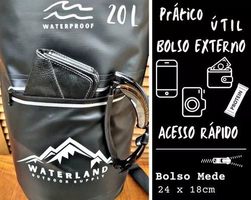 Bolsa Estanque Saco Impermeável 20 Litros WaterProof - 3