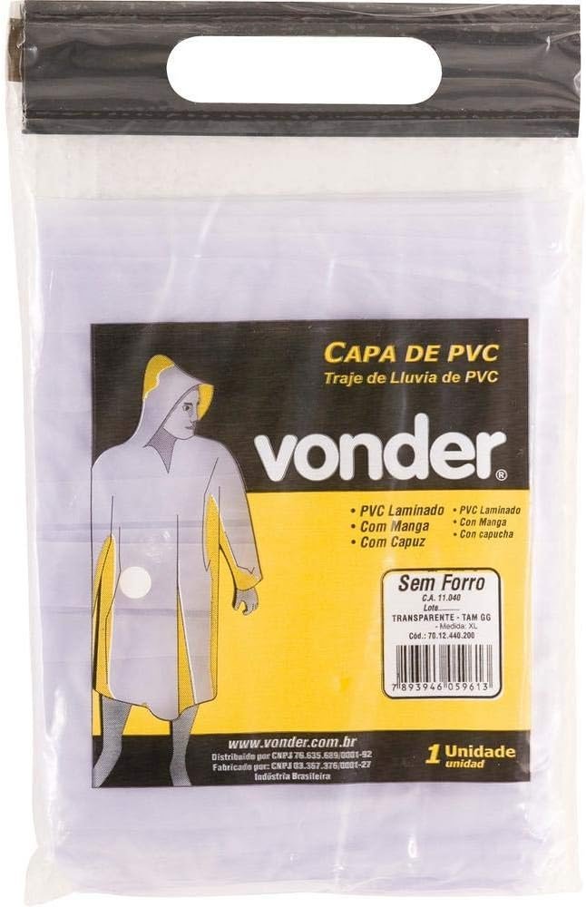 Capa para Chuva de PVC Vonder VDO2286 - 2