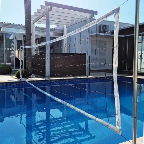 Rede De Biribol Vôlei De Piscina 5 Metros 4 Faixas Gismar Redes - 2