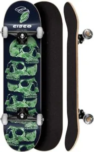 Skate Montado Profissional Cisco Skull Green