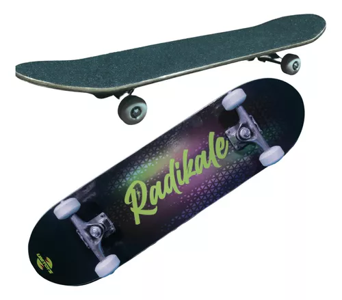 Skate Montado Semi Profissional Completo Abec Lixa Radikale