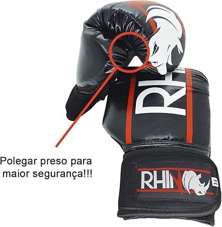 Luva de Boxe Muay Thai Kickboxing Rhino by Spank - 2