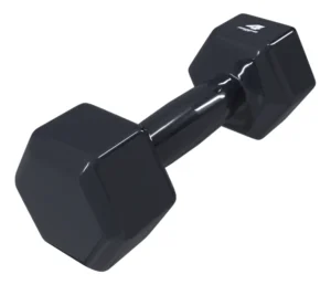 Halter Emborrachado RMG8 FIT 4 Kg Preto Hexagonal - 2