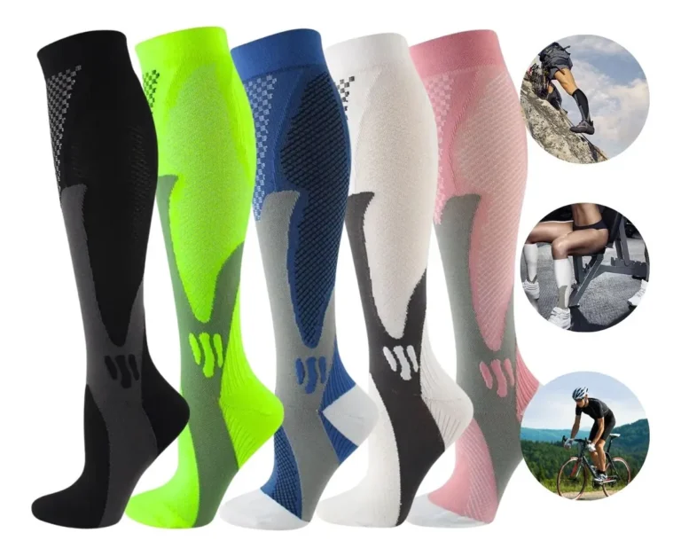 Meia De Compressão Esportiva Cano Alto Arzen